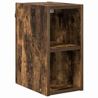 Hangkast Riga Gerookt eiken 20 x 29,5 x 40 cm Bewerkt hout 2