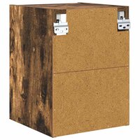 Hangkast Riga Gerookt eiken 30 x 29,5 x 40 cm Bewerkt hout 7