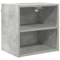 Hangkast Riga Beton Grijs 40 x 29,5 x 40 cm Bewerkt hout 2