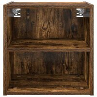 Hangkast Riga Gerookt eiken 40 x 29,5 x 40 cm Bewerkt hout 5