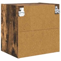 Hangkast Riga Gerookt eiken 40 x 29,5 x 40 cm Bewerkt hout 7