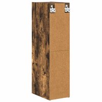 Hangkast Riga Gerookt eiken 20 x 29,5 x 80 cm Bewerkt hout 7