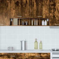 Hangkast Riga Gerookt eiken 20 x 29,5 x 100 cm Bewerkt hout 4