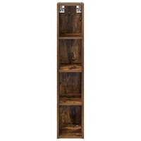 Hangkast Riga Gerookt eiken 20 x 29,5 x 100 cm Bewerkt hout 5