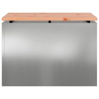 Tuinbank Zilver 60 x 40 x 43 cm Gegalvaniseerd staal 4