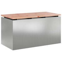 Tuinbank Zilver 80 x 40 x 43 cm Gegalvaniseerd staal 2