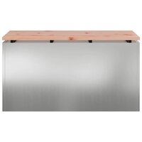 Tuinbank Zilver 80 x 40 x 43 cm Gegalvaniseerd staal 4