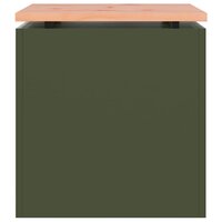 Tuinbank Olijfgroen 40 x 40 x 43 cm Staal 4