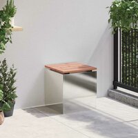 Tuinbank Zilver 40 x 40 x 43 cm Roestvrij staal 3