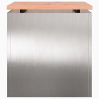 Tuinbank Zilver 40 x 40 x 43 cm Roestvrij staal 4