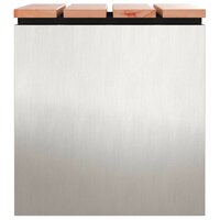 Tuinbank Zilver 40 x 40 x 43 cm Roestvrij staal 5