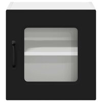 Keukenkast aan de muur Zwart 40 x 31 x 40 cm Bewerkt hout 6