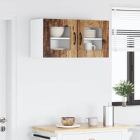 Keukenkast aan de muur Oud Hout 40 x 31 x 40 cm Bewerkt hout 4