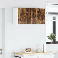 Keukenkast aan de muur met plank Gerookt eiken 40 x 31 x 40 cm 4