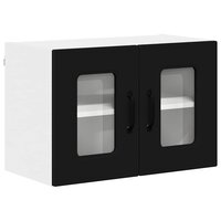 Keukenkast aan de muur Zwart 60 x 31 x 40 cm Bewerkt hout 2