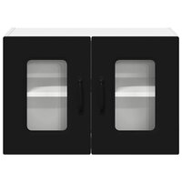 Keukenkast aan de muur Zwart 60 x 31 x 40 cm Bewerkt hout 6