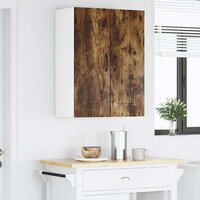 Keukenkast aan de muur met plank Gerookt eiken 30 x 31 x 80 cm 4