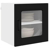 Keukenkast aan de muur Zwart 40 x 31 x 40 cm Bewerkt hout 3