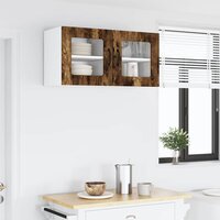 Keukenkast aan de muur met plank Gerookt eiken 40 x 31 x 40 cm 4