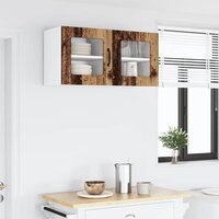 Keukenkast aan de muur Oud Hout 40 x 31 x 40 cm Bewerkt hout 4