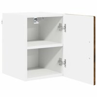 Keukenkast aan de muur met plank Gerookt eiken 30 x 31 x 40 cm 5