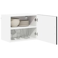 Keukenkast aan de muur Zwart 50 x 31 x 40 cm Bewerkt hout 3