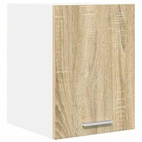 Hangkast Riga Sonoma Eik en Wit 30 x 31 x 40 cm Bewerkt hout 2