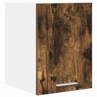 Hangkast Riga Gerookte Eik en Wit 30 x 31 x 40 cm Bewerkt hout 2