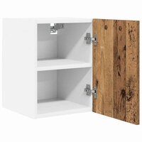 Hangkast Riga Oude Hout en Wit 30 x 31 x 40 cm Bewerkt hout 5