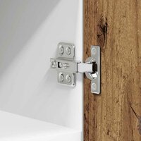 Hangkast Riga Oude Hout en Wit 30 x 31 x 40 cm Bewerkt hout 9