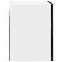 Hangkast Riga Zwarte Eik en Wit 40 x 31 x 40 cm Bewerkt hout 7