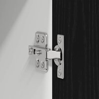 Hangkast Riga Zwarte Eik en Wit 40 x 31 x 40 cm Bewerkt hout 9