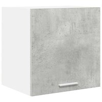 Hangkast Riga Beton Grijs en Wit 40 x 31 x 40 cm Bewerkt hout 2