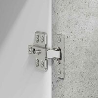 Hangkast Riga Beton Grijs en Wit 40 x 31 x 40 cm Bewerkt hout 9