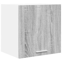 Hangkast Riga Grijs Sonoma en Wit 40 x 31 x 40 cm Bewerkt hout 2
