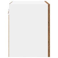 Hangkast Riga Oude Hout en Wit 40 x 31 x 40 cm Bewerkt hout 7