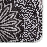 Vloerkleed wasbaar anti-slip 80x150 cm meerkleurig 3