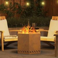 Vuurkorf Bruin 58 x 58 x 51 cm Staal 4