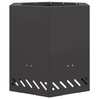 Vuurkorf Zwart 48 x 48 x 51 cm Staal 2