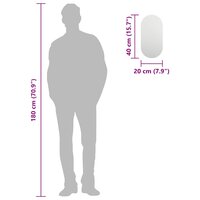 Spiegel 40x20 cm glas 7