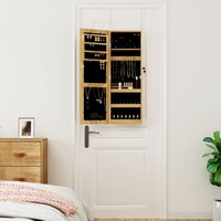 Sieradenkast met spiegel en LED wandgemonteerd 3