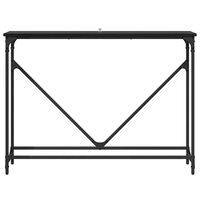 Wandtafel Zwart eiken 102 x 22.5 x 75 cm Bewerkt hout 5