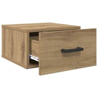 Nachtkastje met lade artisanaal eikenkleurig 35 x 35 x 20 cm 5