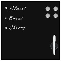 Magneetbord voor aan de wand 40x40 cm glas 2