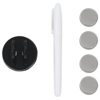 Magneetbord voor aan de wand 40x40 cm glas 4