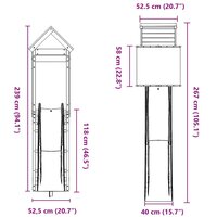 Speelhuis massief douglashout 9