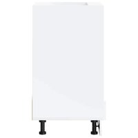 Ovenkast Lucca bewerkt hout wit 5