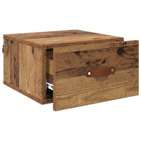 Wandkastje Oud Hout 35 x 35 x 20 cm Bewerkt hout 5