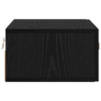 Wandkastje Zwart Eiken 35 x 35 x 20 cm Bewerkt hout 7