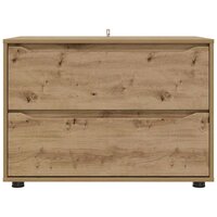 Opbergkast Artisan Eiken 80 x 48 x 57 cm Bewerkt hout 8